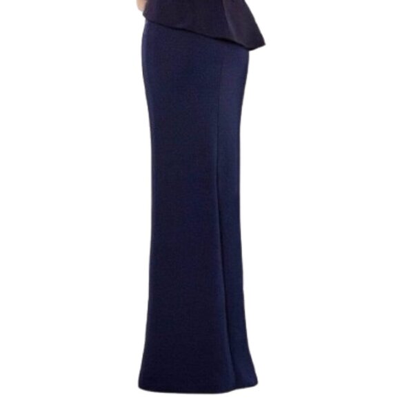 NWT Montage by Mon Cheri 221974 Crepe & Beading Evening Dress Taupe Size 12 - Picture 4 of 6